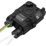 Bosile Taktik Peq-15 Pil Kılıfı Kutusu Kırmızı Nişangah Beyaz Led El Feneri Airsoft Paintball