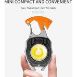 Bosile Ultra Güçlü LED Karabina Combat 12 Mod Kamp Fener Çakmak Düdük Bıçak Type-C 3 Renk