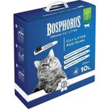 Bosphorus 10 lt Aktif Karbonlu Hızlı Topaklanan Grey Ince Taneli Doğal Kedi Kumu