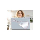 Bosphorus 2 Adet Defter Sticker,Laptop Sticker Aynali Gitar Şekilli 34X15X0,6Cm