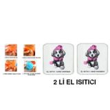 Bosphorus 2 ADET KIRMIZI BERELİ KÖPEK CEP SOBASI,EL ISITICI,SICAK SU TORBASI PVC10x9,5cm