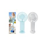 Bosphorus 2 ADET MİNİ FAN,TELEFON TUTUCU,PORTATİF EL VANTİLATÖRÜ MAVİ,BEYAZ 9,3x19cm USB ŞARJLI EL FANI