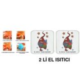 Bosphorus 2 ADET YILDIZLI NOEL CÜCESİ CEP SOBASI,EL ISITICI,SICAK SU TORBASI PVC10x9,5cm