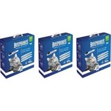 Bosphorus 3x10 lt Aktif Karbonlu Hızlı Topaklanan Grey Ince Taneli Doğal Kedi Kumu