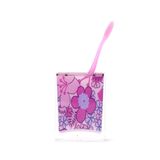 Bosphorus Diş Fırçalık Pembe Çiçekli Akrilik Model 10X10X3Cm