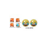 Bosphorus Gülen Emoji Cep Sobası El Isıtıcı,2 Adet Sıcak Su Torbası Pvc 9Cm