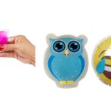 Bosphorus Homi GÜLEN EMOJİ MAVİ BAYKUŞ CEP SOBASI,EL ISITICI,2 ADET SICAK SU TORBASI PVC 9cm