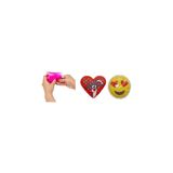 Bosphorus Homi KALP EMOJİ KIRMIZI GEYİK CEP SOBASI,EL ISITICI,2 ADET SICAK SU TORBASI PVC 9cm