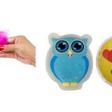 Bosphorus Homi KALP EMOJİ MAVİ BAYKUŞ CEP SOBASI,EL ISITICI,2 ADET SICAK SU TORBASI PVC 9cm