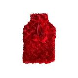 Bosphorus Homi Sıcak Su Torbası Kırmızı Renkli,Ponponlu Termofor 26x17x2cm 1 Litre