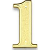 Bosphorus Kapı Numarası Vidalı Gold 1 Numara 12,5x4,5cm