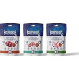 Bosphorus Küçük Irklar Için Kuzu Etli + Büyük Irklar Için Kuzu Etli & Dana Etli Köpek Ödülü 80 gr x 3 Adet