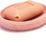 Bosphorus SABUNLUK PEMBE PETEK DESENLİ POLİRESİN 10X8X2CM