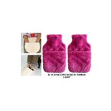 Bosphorus SICAK SU TORBASI 2 ADET,CEPLİ PEMBE PELUŞ TERMOFOR 32,5x17,5cm 1500 ML