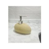 Bosphorus SIVI SABUNLUK SARI PETEK DESENLİ POLİRESİN 14x8x14cm 400ml BANYO SETİ