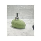 Bosphorus SIVI SABUNLUK YEŞİL PETEK DESENLİ POLİRESİN 14x8x14cm 400ml BANYO SETİ