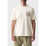 Boss % 100 Pamuk Bisiklet Yaka Logolu T Shirt Erkek T Shirt 50565606 119 - 2XL - Beyaz