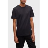 BOSS % 100 Pamuk Bisiklet Yaka Regular Fit Jarse T Shirt Erkek T SHİRT 50468347 001