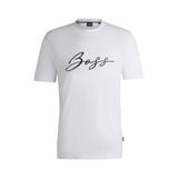 Boss% 100 Pamuk Regular Fit Bisiklet Yaka Logolu T Shirt Erkek T SHİRT 50531309 100