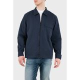 Boss % 100 Pamuk Regular Fit Fermuarlı Gömlek Erkek Gömlek 50553706 464 - Lacivert