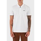 Boss % 100 Pamuk Regular Fit Fermuarlı Polo Yaka T Shirt Erkek Polo Yaka T Shirt 50538177 100 - Beyaz - 2XL
