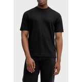 Boss % 100 Pamuk Relaxed Fit Bisiklet Yaka T Shirt Erkek T Shirt 5055905 0001 - Siyah - 2XL