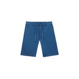 Boss 5003286411 Koyu Mavi Erkek Bağlamalı Bel Tapered Fit Şort