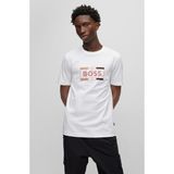 Boss 50486210 100 Beyaz Erkek T-Shirt