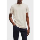 Boss 50507786 131 Bej Bisiklet Yaka Erkek T-shirt