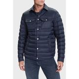 Boss 50540456 404 Lacivert Kapitoneli Regular Fit Kuş Tüyü Dolgulu Şişme Erkek Mont