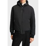 Boss 50547425 001 Regular Fit Kapüşonlu Yaka Su İtici Siyah Erkek Mont