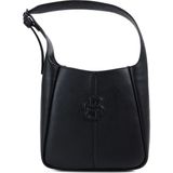 Boss %70 Poliüretan, %30 Polyester Siyah Kadın Hobo Çanta Anett New Hobo