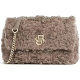 Boss %90 Polyester, %10 Yün Açık Kahve Kadın Omuz Çantası B_ıcon M Sh. Bag Fur