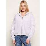 BOSS Açık Gri Kapüşon Oversize Melanj Sweatshirt, M, 5003362083, Açık Gri, kadın