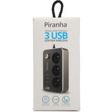Boss And Muse Beyaz Renk 3 Topraklı Priz 3 USB Port Şarj Akıllı Priz