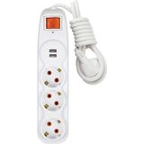 Boss And Muse Kablolu Usb Şarjlı Akım Korumalı Grup Priz