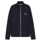 BOSS Authentic Jacket Z Fermuarlı Sweatshirt, L, 50545564, Mavi, erkek