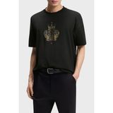 Boss Baskılı Pamuklu Regular Fit Bisiklet Yaka T Shirt Erkek T Shirt 50565015 001 - 2XL - Siyah