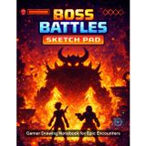 Boss Battles Sketch Pad: Gamer Drawing Notebook for Epic Encounters Ages 6–12 | 100 Blank Pages | Large 8.5" x 11" Sketchbook