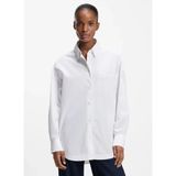 Boss Beyaz Kadın Oversize Gömlek 50553532 - 38