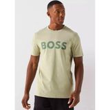 Boss Bisiklet Yaka Açık Haki Erkek T-Shirt Thinking - M
