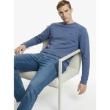 Boss Bisiklet Yaka Desenli Mavi Erkek T-Shirt Te_explorer - XL
