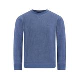 BOSS Bisiklet Yaka Desenli Sweatshirt We_Explorer, S, 5003335565, Mavi, erkek