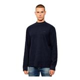 BOSS Bisiklet Yaka Desenli T-Shirt Te_Explorer, M, 5003335593, Lacivert, Erkek