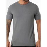 BOSS Bisiklet Yaka Gri - Gümüş T-Shirt Tales_50508584, L, 5003345713, Gri - Gümüş, Erkek