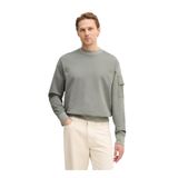 BOSS Bisiklet Yaka Gri - Mavi Sweatshirt, M, 5003345712, Gri - Mavi, erkek