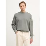 BOSS Bisiklet Yaka Gri - Mavi Sweatshirt, S, 5003345712, Gri - Mavi, erkek