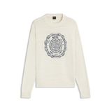 BOSS Bisiklet Yaka Regular Fit Kazak, L, 5003360998, Ekru, Erkek