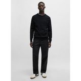 Boss Bisiklet Yaka Regular Fit Siyah Erkek Kazak Asac_c - M