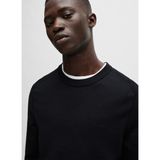 Boss Bisiklet Yaka Regular Fit Siyah Erkek Kazak Asac_c - XL